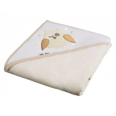 Akuku rankšluostis su gobtuvu 100x100cm PELĖDA, A1241