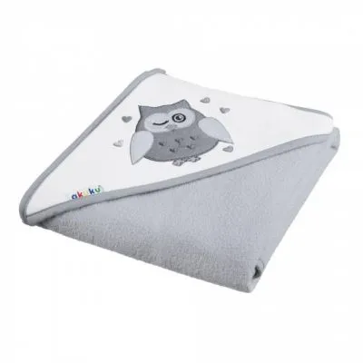 Akuku rankšluostis su gobtuvu 100x100cm PELĖDA, A1248