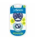 Dvipusiai Advantage čiulptukai Dr. Brown's 0-6 mėn., 2 vnt. Space