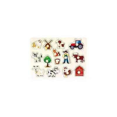 Medinė dėlionė "Ferma"