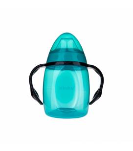 Akuku neišsiliejanti gertuvė, 280 ml su dviem rankenėlėmis, A0366-TURQUOISE