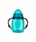 Akuku neišsiliejanti gertuvė, 280 ml su dviem rankenėlėmis, A0366-TURQUOISE