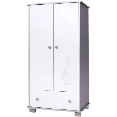 Spinta Drewex žvaigždutės, Pilka/Balta