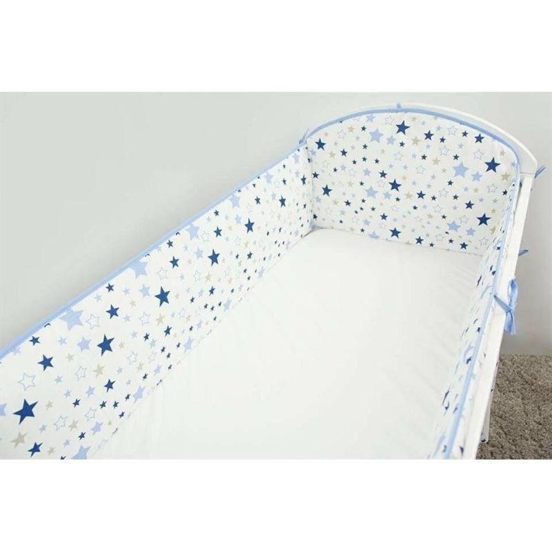 Ankras 360 cm. apsaugėlės lovytei "Stars", mėlyna