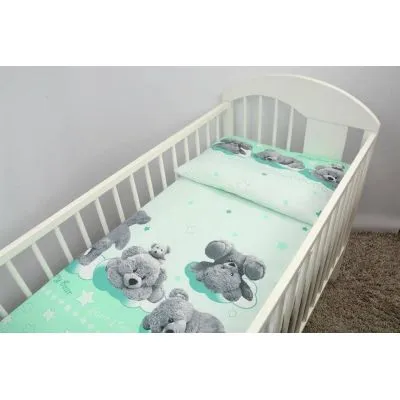 135/100 cm. Ankras 2 dalių patalynės užvalkalų komplektas