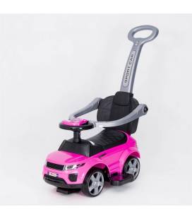 Paspiriama mašinėlė su stumimo rankena 614R, Rožinė