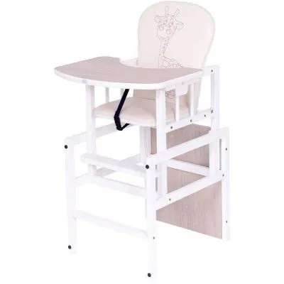 Matinimo kėdutė Drewex žirafa, kreminė-balta