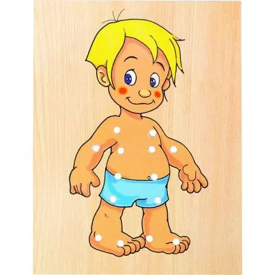 Varstymo žaidimas "Aprenk berniuką" 3+