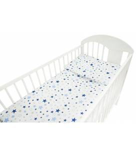 120/90 cm. Ankras 2 dalių patalynės užvalkalų komplektas "Stars", Mėlyna