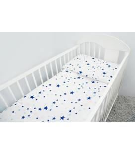 120/90 cm. Ankras 2 dalių patalynės užvalkalų komplektas "Stars", Rožinė