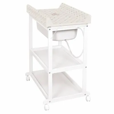 Ceba Baby Vystymo stalas "Laura" žvaigždutės - rudos, baltas