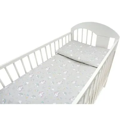 120/90 cm. Ankras 2 dalių patalynės užvalkalų komplektas "Pony", Pilka