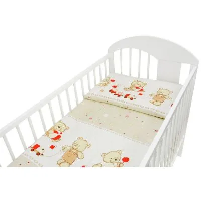 135/100 cm. Ankras 2 dalių patalynės užvalkalų komplektas "Kepėjas", Ruda