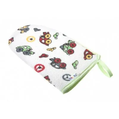 Akuku maudymosi pirštinė/kempinė, įvairių spalvų, A1143 - Higienos prekės