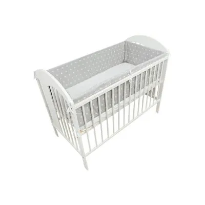 ANKRAS 360 CM. APSAUGĖLĖS LOVYTEI "Midi žvaigždutės", Pilka