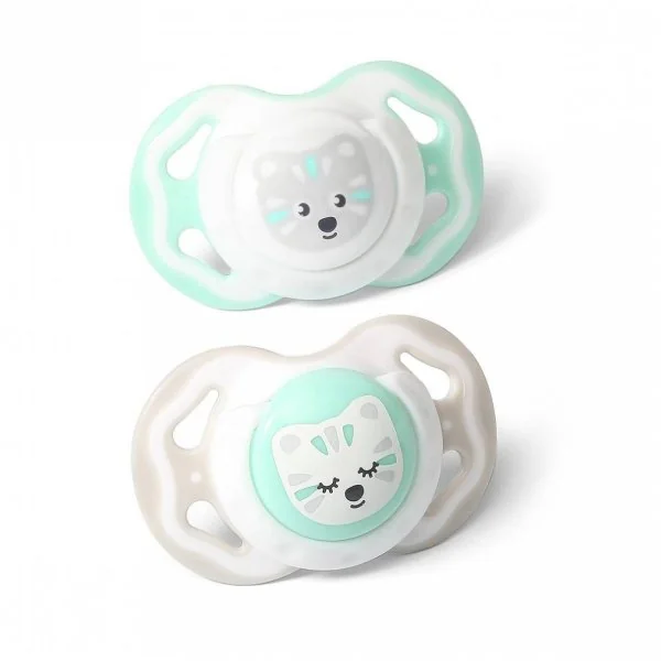 BABYONO SILIKONA ZĪDĪTĀJS, SIMETRISKS, 0-3 M, MĒTRAS-PELĒKS, 1223/01