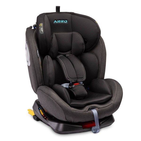 Autokėdutė Caretero Arro isofix 0-36 kg. 360°, Black