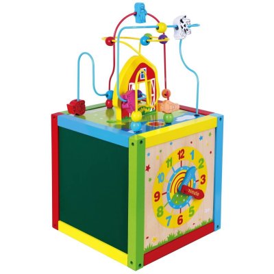 Viga 5in1 medinis veiklos kubas, 58506