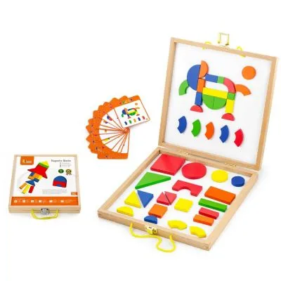 Magnetinių kaladėlių rinkinys Viga 59687 - Magnetinės dėlionės