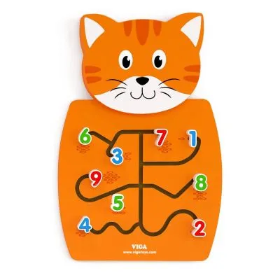 Viga sieninis žaidimas su skaičiais "Katinas", 50676