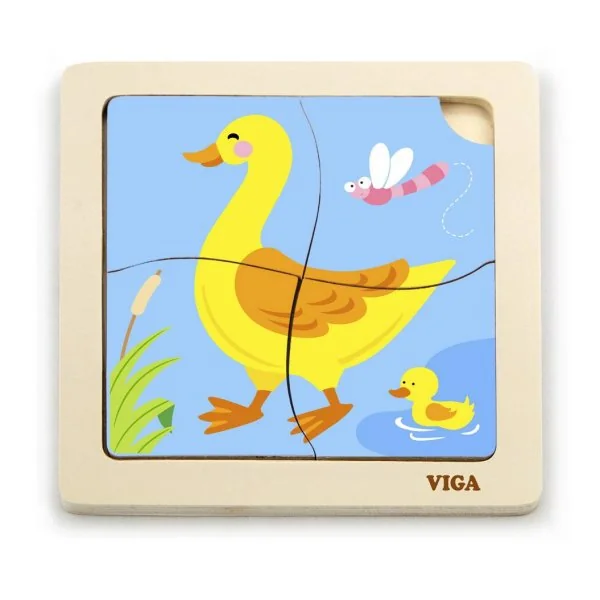 Viga koka puzle "Pīle", 51314