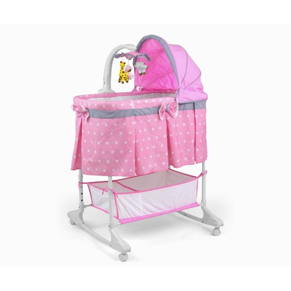 Milly Mally Lopšys Sweet Melody 4in1, Pink