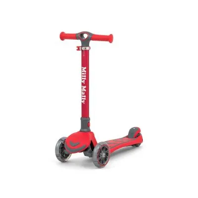 Milly Mally Triratis Paspirtukas Boogie, Red - Paspirtukai