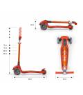 Milly Mally Triratis Paspirtukas Boogie, Orange