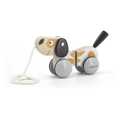 Viga medinis traukiamas žaislas "POLARB", 44043 - Mediniai žaislai