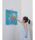 Viga 2in1 Edukacinis magnetinis pasaulio žemėlapis, 44508