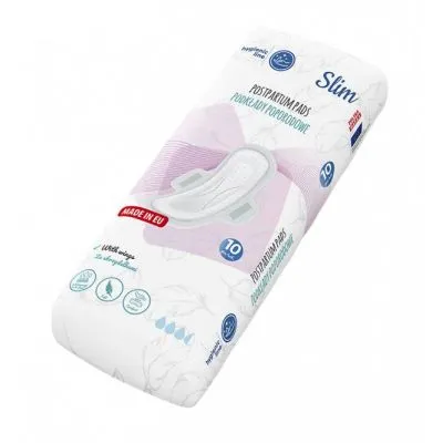 Akuku higieniniai įklotai po gimdymo, 10 vnt. SLIM, A0069 - Vienkartinės kelnaitės, įklotai