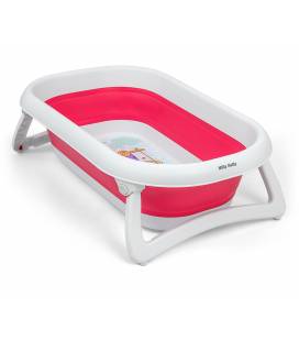 Milly Mally Aqua sulankstoma vonia su termo vamzdeliu, Pilka Aqua Pink
