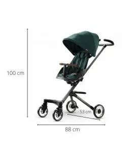 QPLAY vežimėlis EASY 3in1, Green - Skėčio formos sportinukai