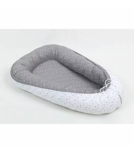 MAMOTATO LIZDELIS NAUJAGIMIUI, DIDELIS, MAŽOS ŽVAIGŽDUTĖS, PILKAS / BALTAS