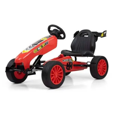 Kartingas su pedalais "Rocket", Red - Triratukai