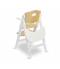 Medinė maitinimo kėdutė Lionelo Floris, White