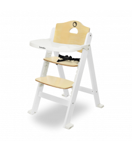 Medinė maitinimo kėdutė Lionelo Floris, White