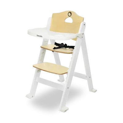 Medinė maitinimo kėdutė Lionelo Floris, White