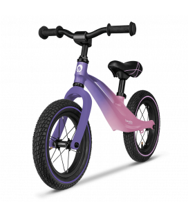Balansinis dviratukas pripučiamais ratais Lionelo Bart Air, Pink Violet