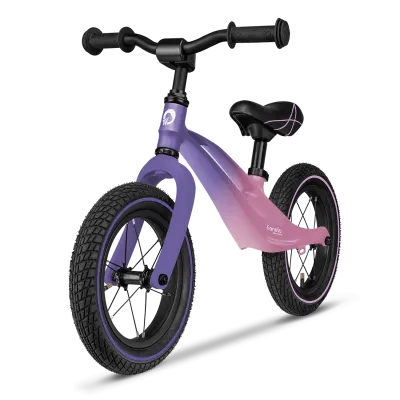 Balansinis dviratukas pripučiamais ratais Lionelo Bart Air, Pink Violet