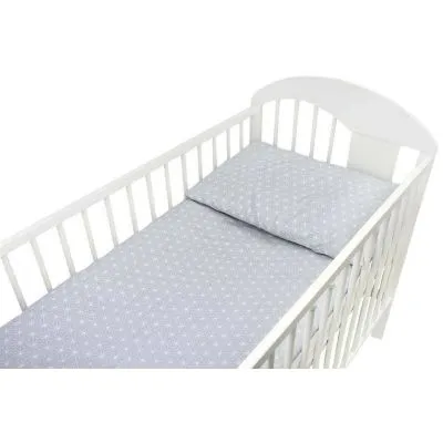 135/100 cm. Ankras 2 dalių patalynės užvalkalų komplektas "Rozeta", Pilka