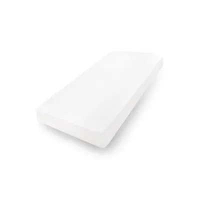 Baby Matex paklodė su guma Jersey, balta 120x60 cm.