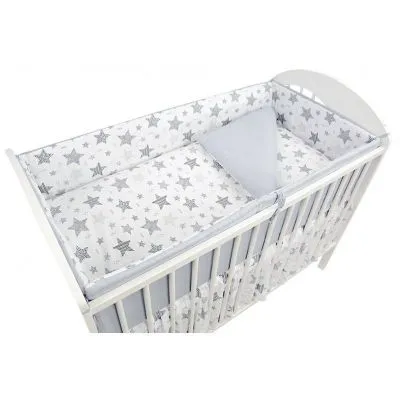 Ankras 360 CM. apsaugėlės lovytei "New Star", Pilka