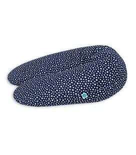 CebaBaby maitinimo pagalvė džersej MULTI, 190x35cm, žvaigždės, tamsiai mėlyna