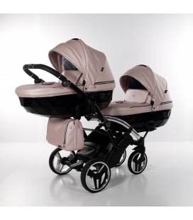3in1 dvynukų vežimėlis Junama Fluo Line Duo Slim 06