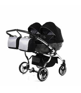 3in1 dvynukų vežimėlis Junama Diamond S-Line Duo 03