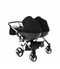 3in1 dvynukų vežimėlis Junama Diamond S-Line Duo 03