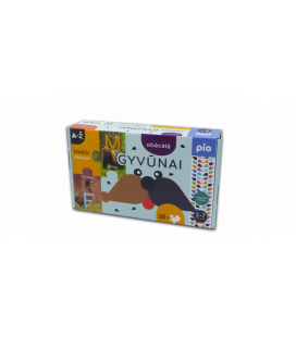 Lavinanti dėlionė ABĖCĖLĖ gyvūnai, 2+