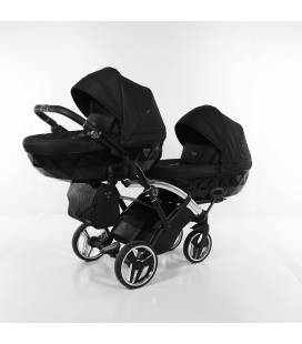 3in1 dvynukų vežimėlis Junama Onyx Duo Slim 04