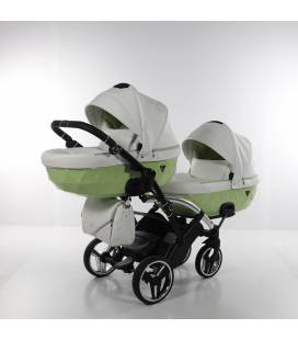 3in1 dvynukų vežimėlis Junama Candy Duo Slim 04